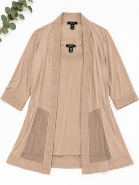 R&M Richards Women’s 2-Piece Dress & Jacket Set – Size 22W